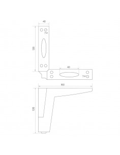 NOGA MEBLOWA KM240 2