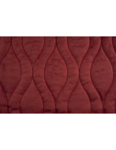 MAGIC VELVET 2231 czerwony o wzorze P102, włóknina puszysta 100, pikowanie nićmi 2