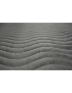 MAGIC VELVET 2241 dark gray with P145 pattern, oat 100, thread quilting