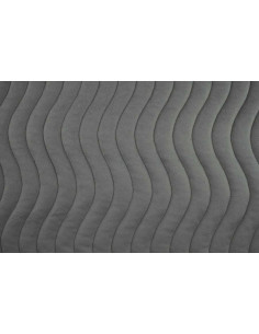 MAGIC VELVET 2241 dark gray with P145 pattern, oat 100, thread quilting 2