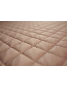 MAGIC VELVET 2257 baby pink with U1 pattern, oat 80, ultrasonic quilting