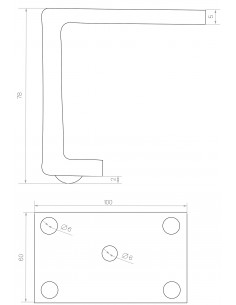NOGA MEBLOWA KM418 2