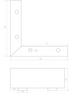 NOGA MEBLOWA KM206 2