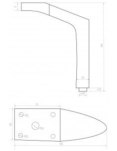 NOGA MEBLOWA KM413 2