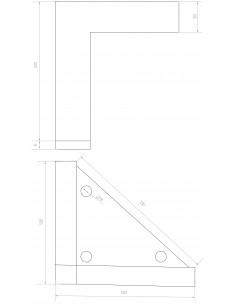 NOGA MEBLOWA KM402 2