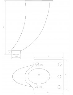 FURNITURE LEG KM410 2