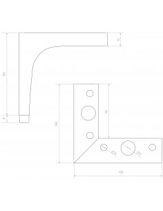 NOGA MEBLOWA KM400 2