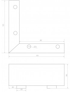 FURNITURE LEG KM204 2