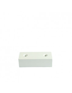 FURNITURE LEG KM635 reclining cube H30, L100 white 2