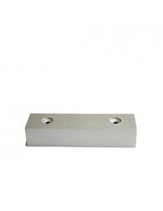 FURNITURE LEG KM641 reclining cube H30, L150 silver 2