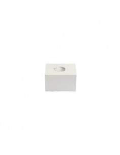 FURNITURE LEG KM650 reclining cube H30, L50 white 2