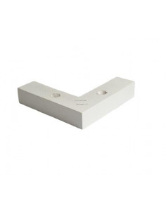 FURNITURE LEG KM655 corner H30, L150 white 2