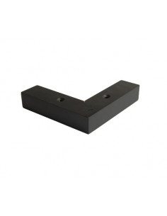 FURNITURE LEG KM657 corner H30, L150 black 2