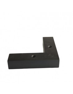 FURNITURE LEG KM657 corner H30, L150 black