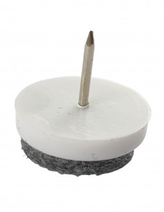 Felt pads driven wheel fi 22mm white op. 8 pcs KM355 2