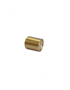 Brass end for wooden leg, straight cap H38, KM121 2