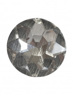 OUTLET NAP GLASS BUTTON 25.0 MM TRANSPARENT KN4518 op. 50 pcs. 2