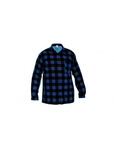 KOSZULA FLANELOWA NIEBIESKA  "XL"  "STALCO"  S-42035