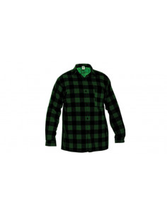 GREEN FLANNEL SHIRT "L" "STALCO" S-42043