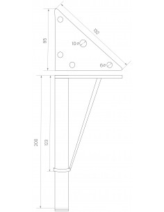 FURNITURE LEG KM231 2