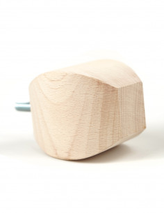 FURNITURE LEG KM6049A STYLISHED H70 raw with pin 2