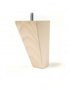 FURNITURE LEG KM6067 STYLISHED H120 raw with pin
