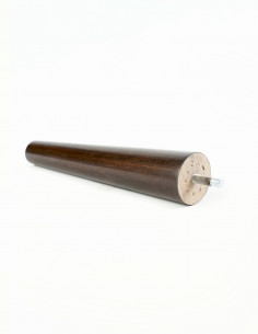FURNITURE LEG KM614 goat leg H200 walnut 2