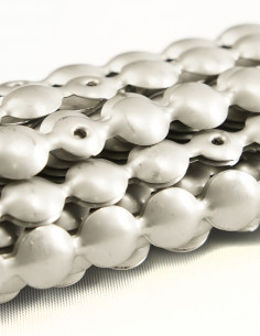 OUTLET PIN STRIP 11.0 MM SILVER MATT SMOOTH KT5012 2