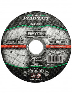 TARCZA BETON PŁASKA 125x3,0 PERFECT S-71637