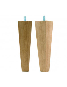 FURNITURE LEG KM676 TRAPEZ H150 raw