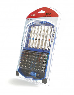ZESTAW BITÓW TA1206, 56 elementów, TORX, IMBUS 1/4" - 25 mm, 75mm KM1260