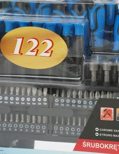 ZESTAW ŚRUBOKRĘTÓW TA1096 122 elementy KM1271 2
