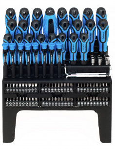 ZESTAW ŚRUBOKRĘTÓW TA1079 100 elementów KM1270 2