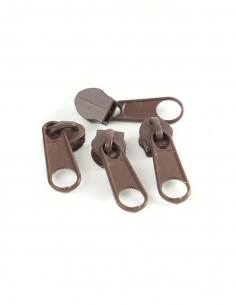 ZIPPER RT5 BROWN KM754 2