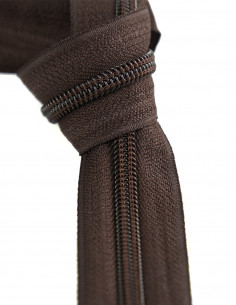 ZIPPER TAPE RT5 BROWN KM764 2