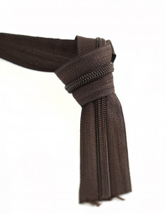 ZIPPER TAPE RT5 BROWN KM764