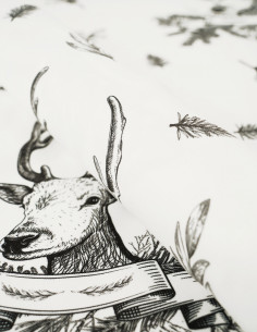 Deer 01 CANVA fabric 2