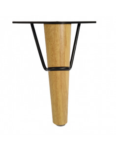 Natural wood furniture leg KM2501