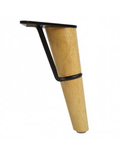 Natural wood furniture leg KM2501 2