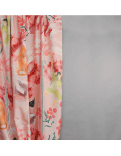 Fabric No.09 DECOR ( COLOURED MACKAGES ON A RED BACKGROUND ) 2