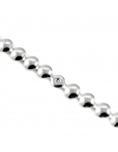 TAŚMA PINEZKI 9,5 MM CHROM GŁADKI KT5051