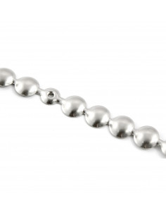 TAŚMA PINEZKI 11,0 MM SREBRNY MAT GŁADKI KT5012