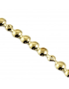 PIN STRIP 9.5 MM GOLD SMOOTH KT5021