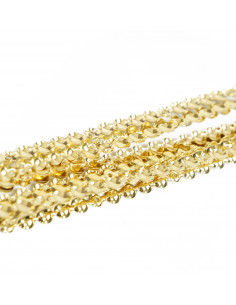 TAŚMA PINEZKI 11,0 MM ZŁOTY GŁADKI KT5032 - OPAK. - 50 sztuk