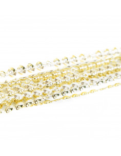 TAŚMA PINEZKI 9,5 MM ZŁOTY GŁADKI KT5021 OPAK. - 50 sztuk