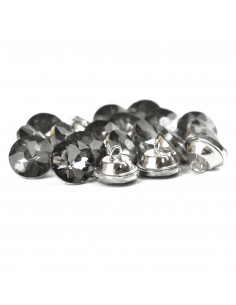 GLASS BUTTON 18.0 MM GRAY KK4501 PACK. 1276 pcs.