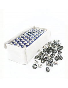 GLASS BUTTON 25.0 MM GRAY KK4502 PACK. 550 pcs 2