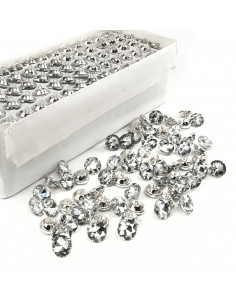 GLASS BUTTON 30.0 MM TRANSPARENT KK4510 PACK. 320 pcs. 2