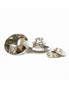 TAPEER BUTTON TYPE NAP 25.0 MM brown op. 8 pcs. KN4514