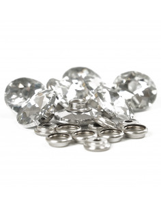 GUZIK TAPICERSKI SZKLANY TYPU NAP 25,0 MM PRZEZROCZYSTY op. 8 szt. KN4518 2